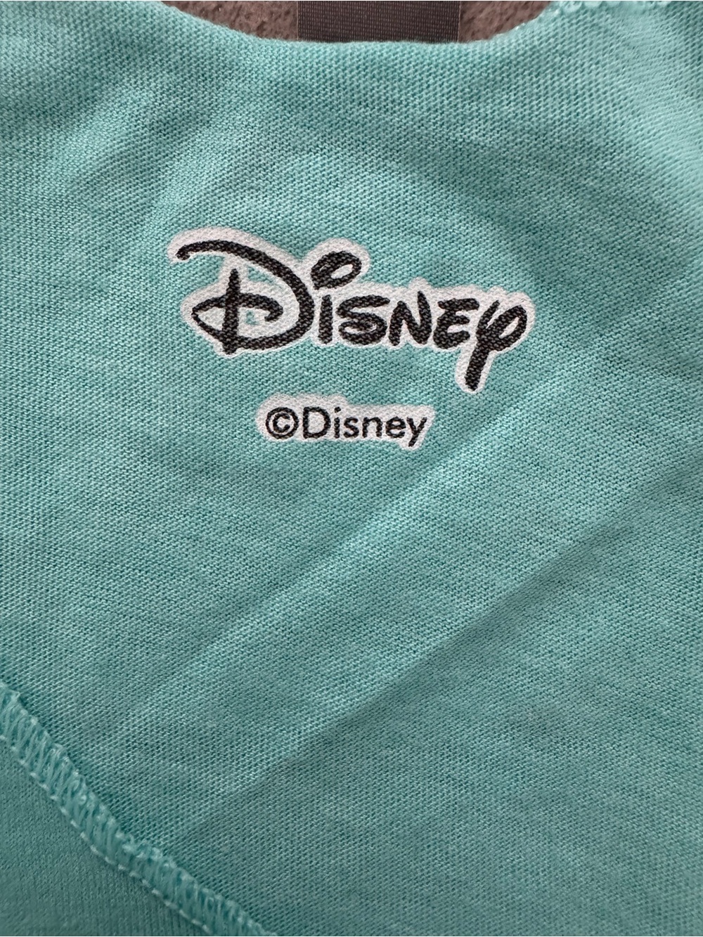 Disney Aqua Turquoise Mickey & Minnie Graphic Tank Top - Picture 3 of 3